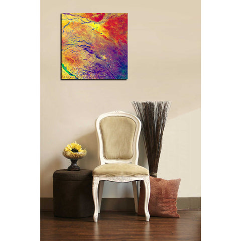 Image of 'Earth As Art: A Study in Color' Canvas Wall Art,12 x 12