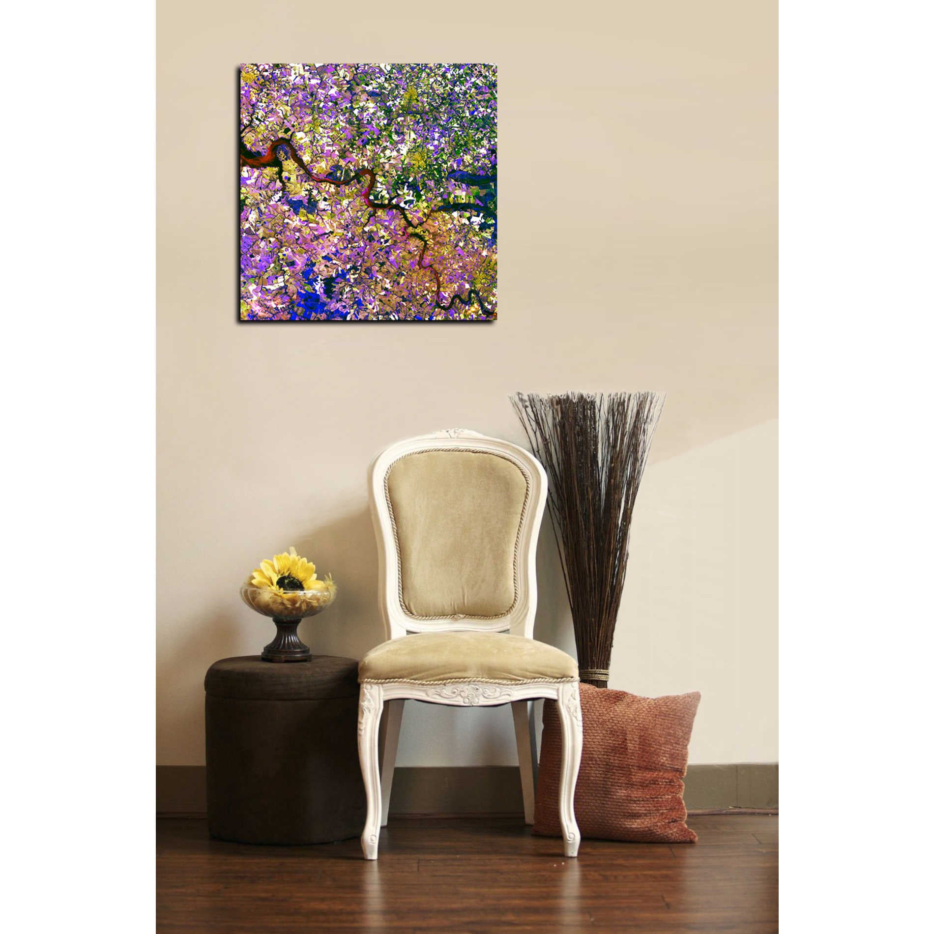 'Earth As Art: Tessera Mosaic' Canvas Wall Art,12 x 12