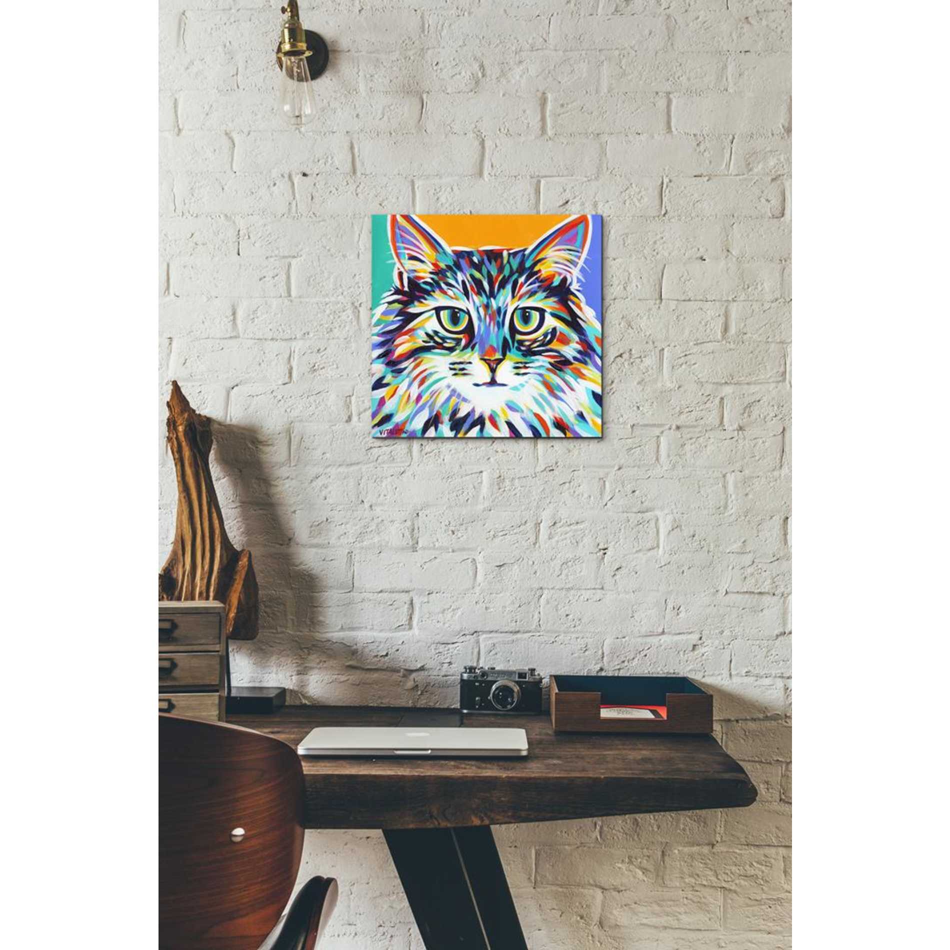 'Dramatic Cats I' by Carolee Vitaletti Giclee Canvas Wall Art