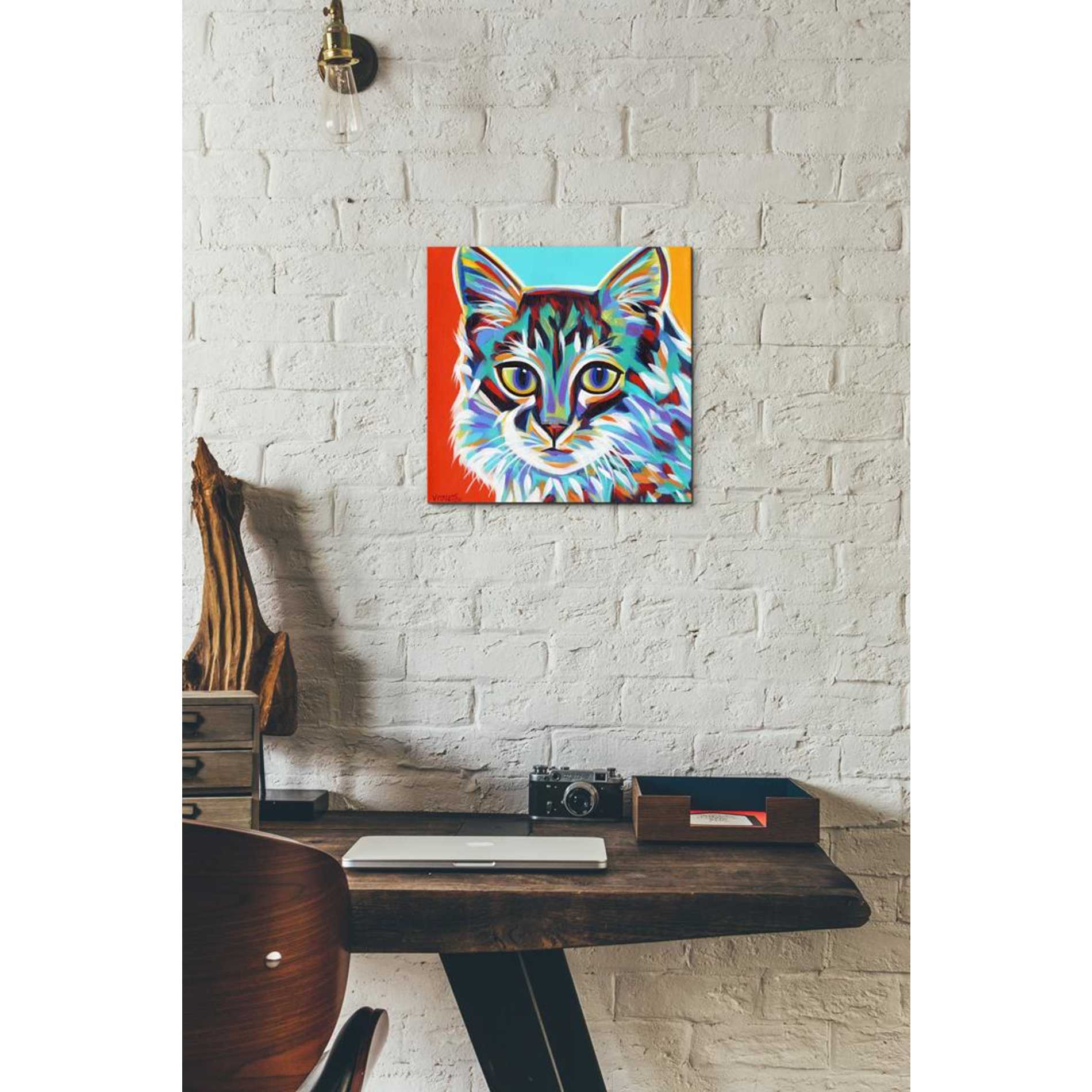 'Dramatic Cats II' by Carolee Vitaletti Giclee Canvas Wall Art