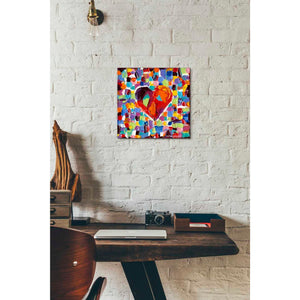 'Mosaic Heart III' by Carolee Vitaletti Giclee Canvas Wall Art