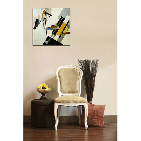 Image of 'Proun 19D' by El Lissitzky Canvas Wall Art,12 x 12