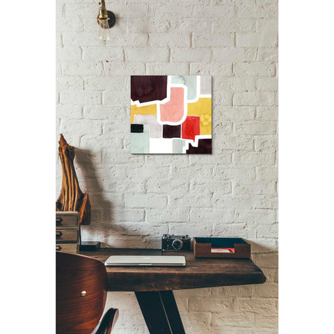 Image of 'Color Blocking IV' by Grace Popp Canvas Wall Art,12 x 12
