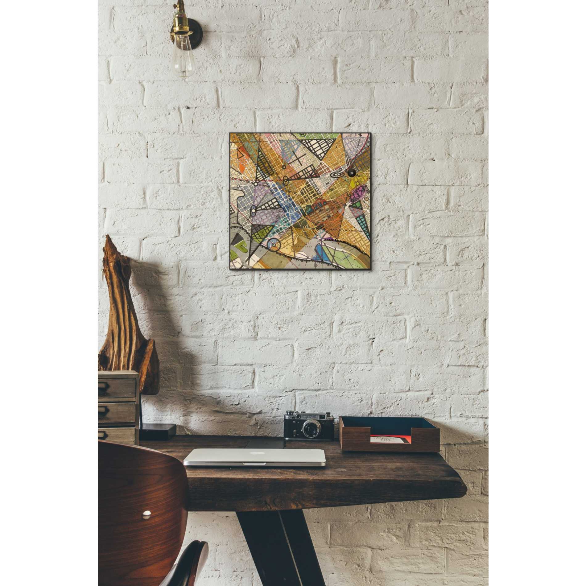 'Modern Map of D.C.' by Nikki Galapon Giclee Canvas Wall Art
