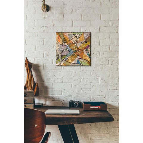 Image of 'Modern Map of D.C.' by Nikki Galapon Giclee Canvas Wall Art