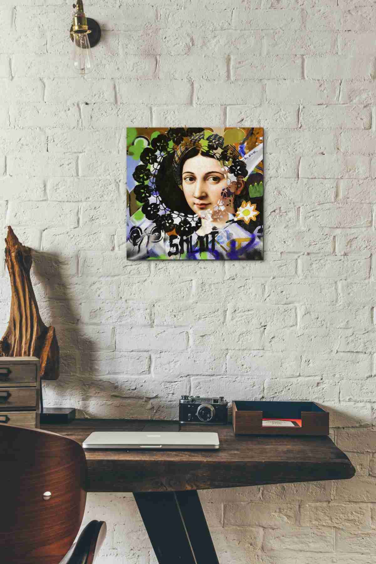 'Classic Graffiti 3' by Karen Smith, Canvas Wall Art,12x12