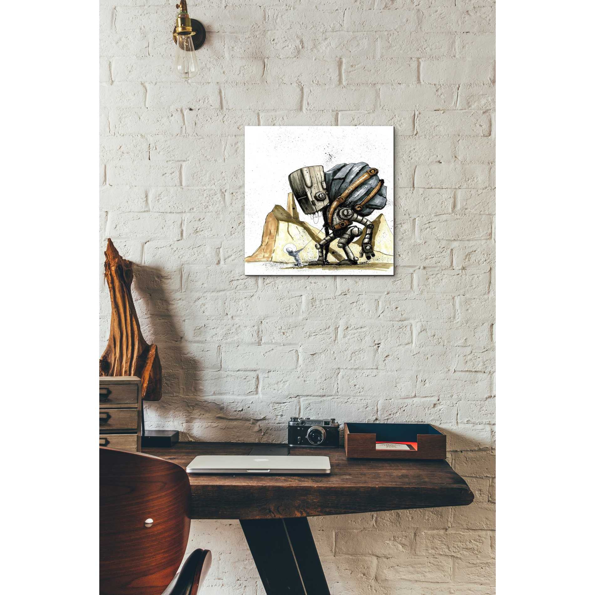 'Ink Bot 2.0' by Craig Snodgrass, Canvas Wall Art,12 x 12