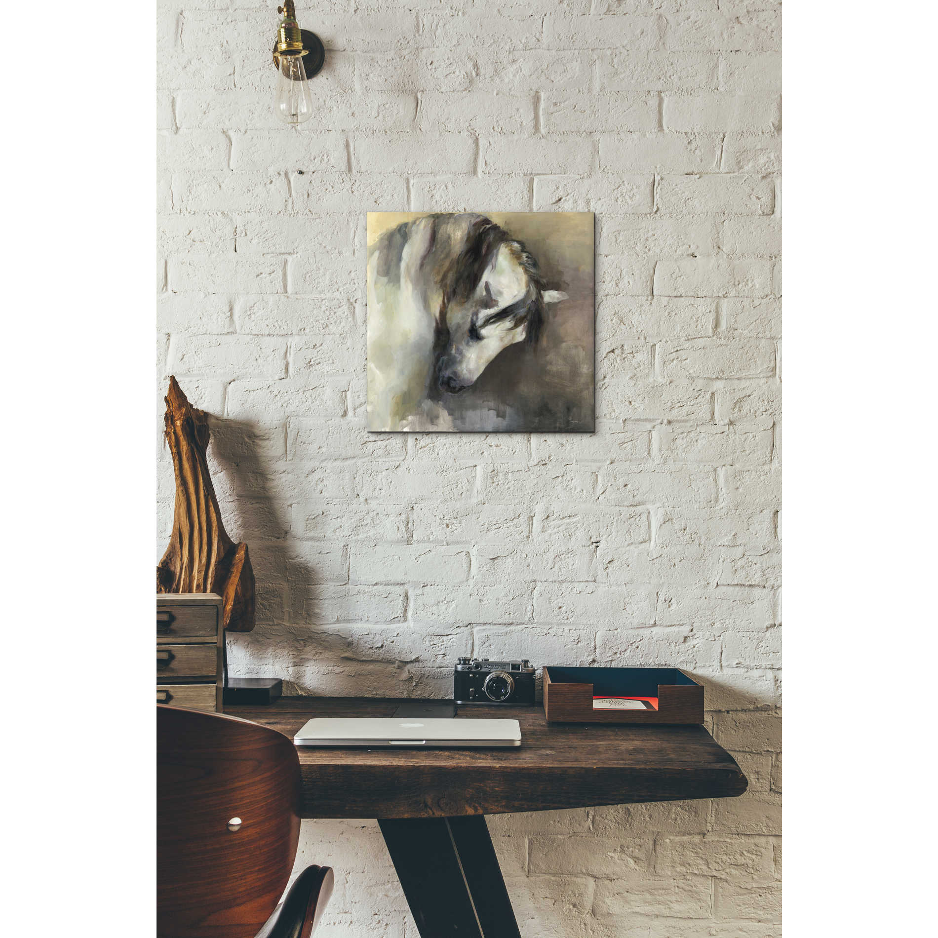 'Classical Horse' by Marilyn Hageman, Canvas Wall Art,12 x 12