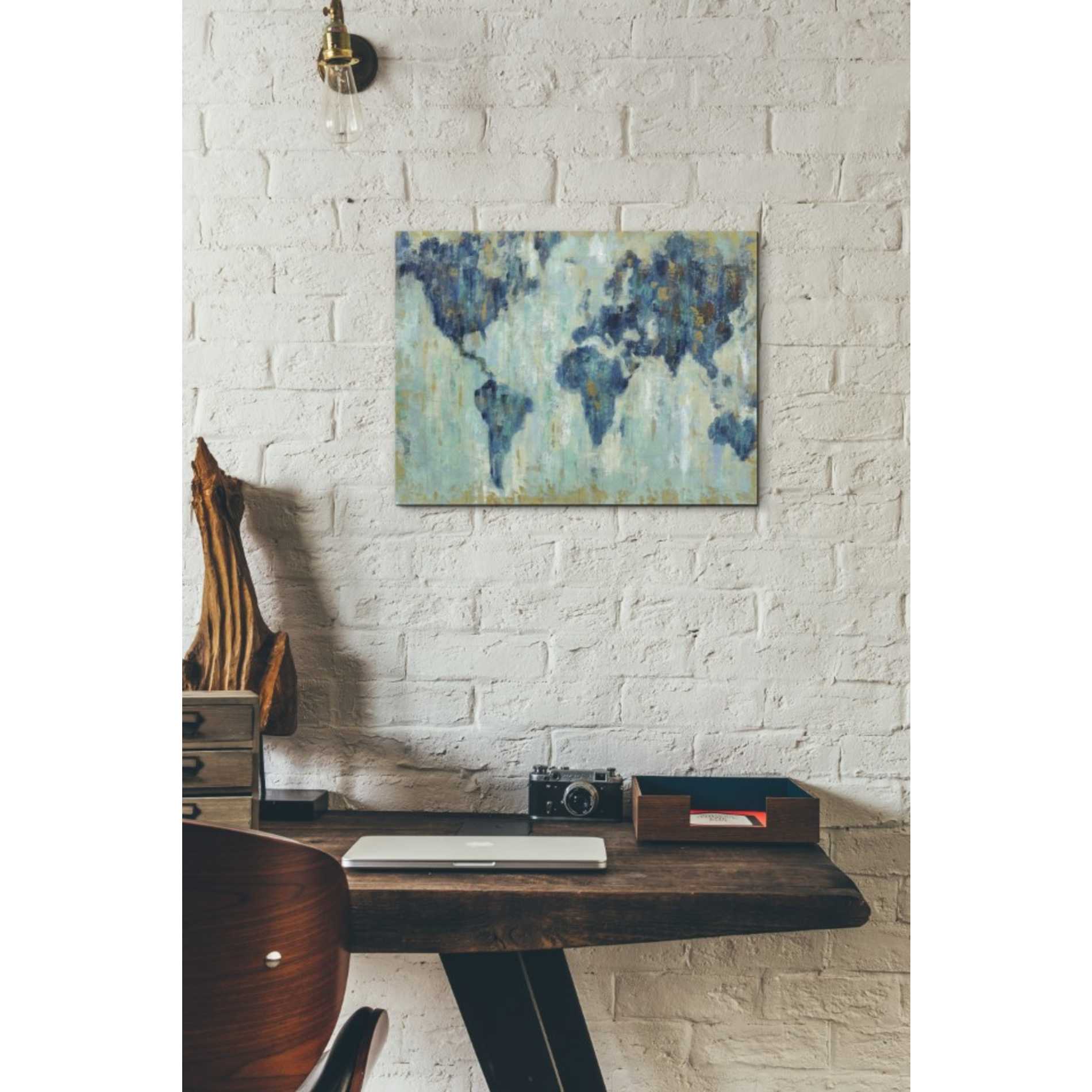 'Map Of The World' by Silvia Vassileva, Canvas Wall Art,12 x 16