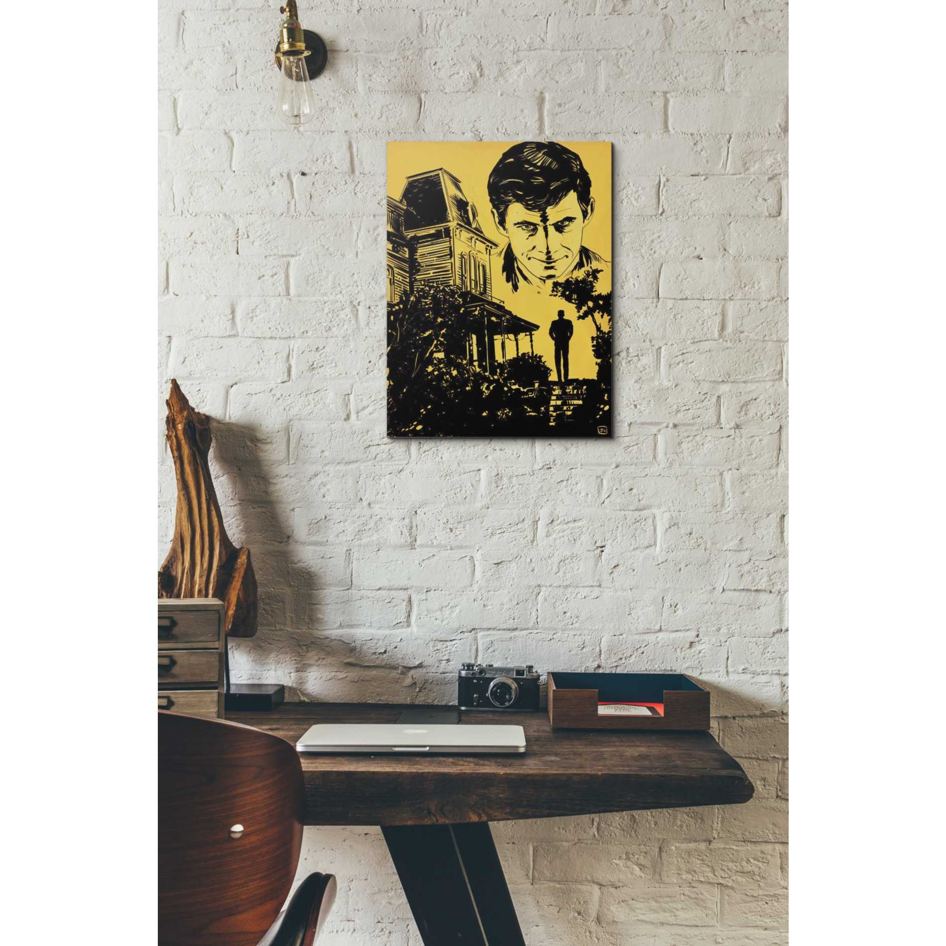 'Psycho' by Giuseppe Cristiano, Canvas Wall Art,12 x 16