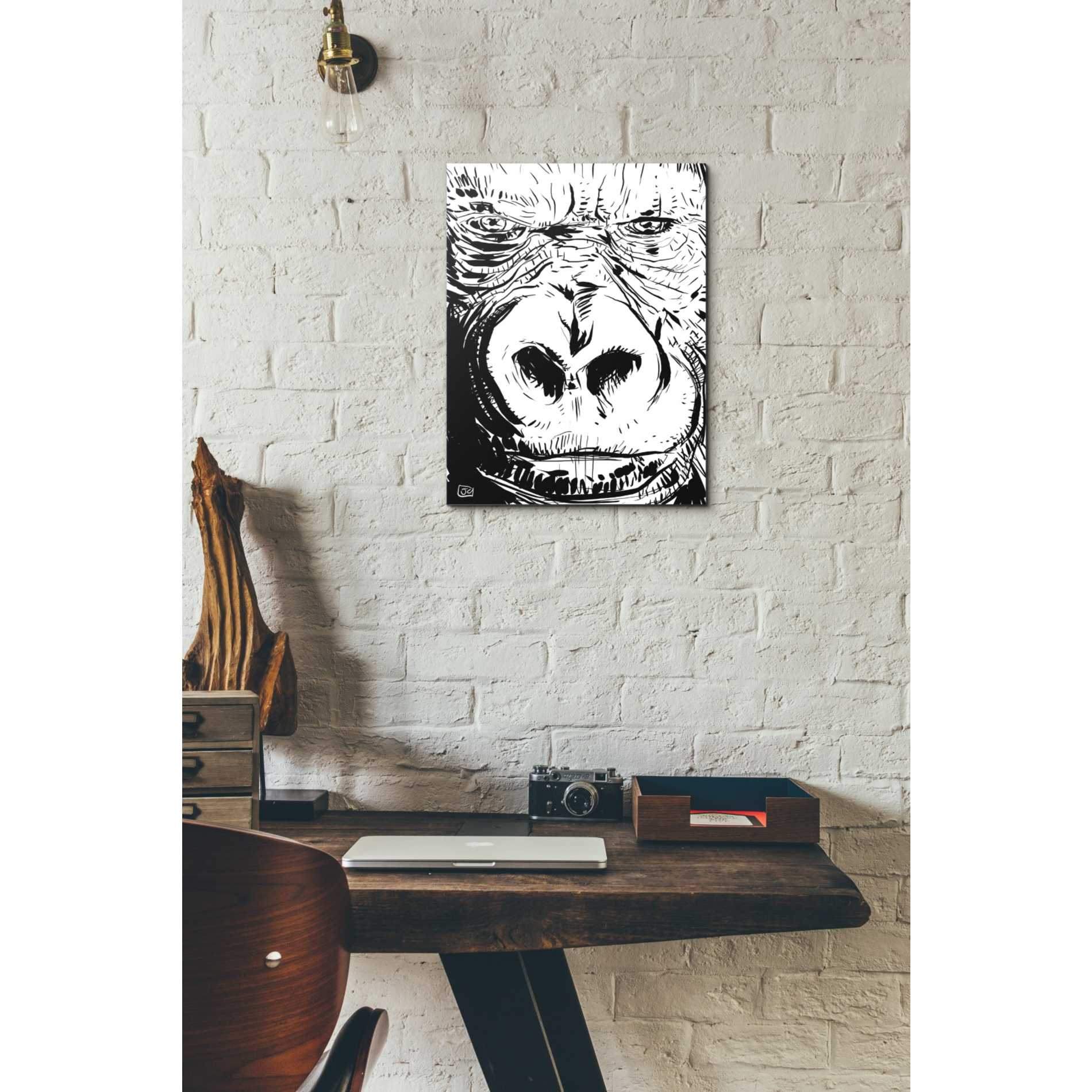 'Gorilla' by Giuseppe Cristiano, Canvas Wall Art,12 x 16