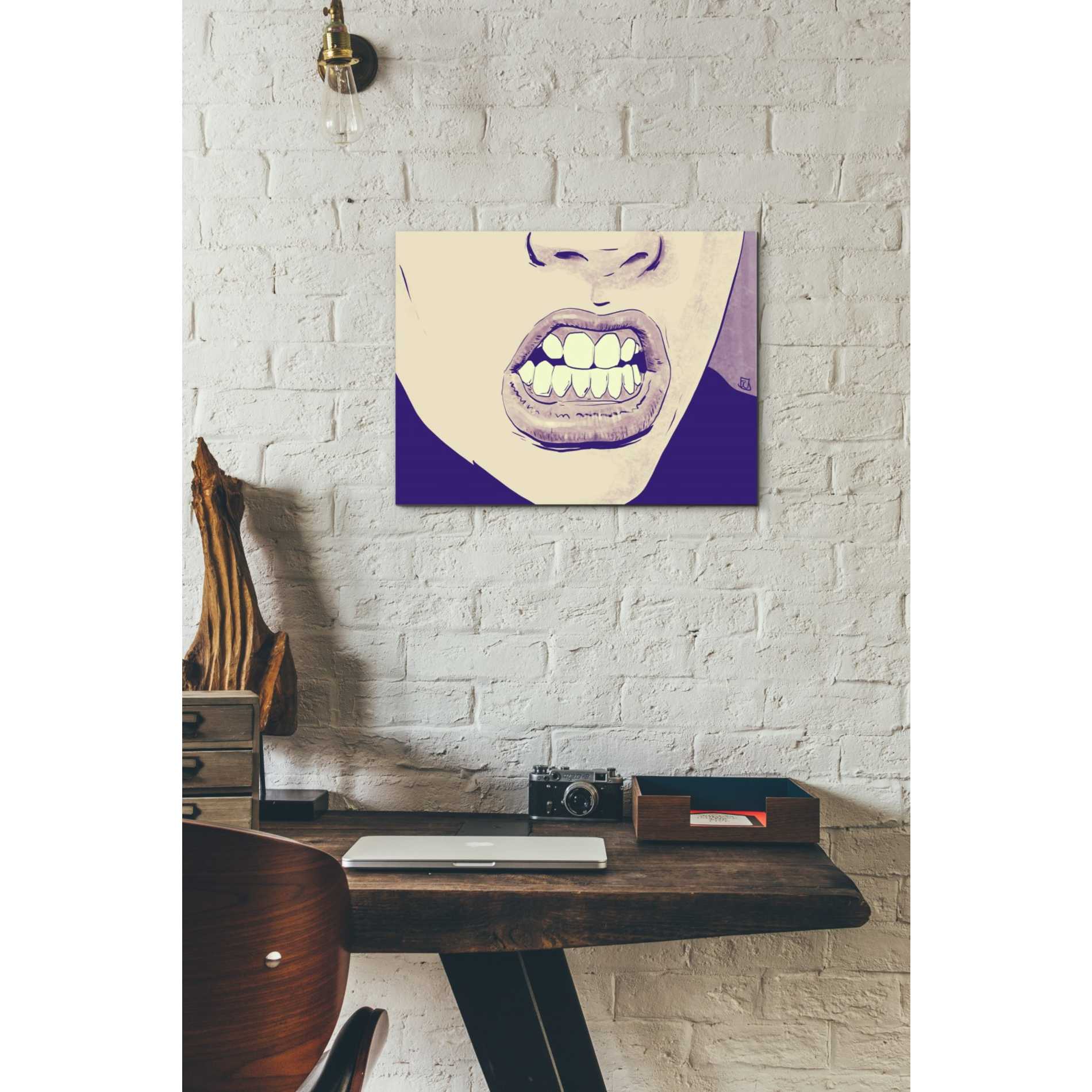 'GRRR' by Giuseppe Cristiano, Canvas Wall Art,12 x 16