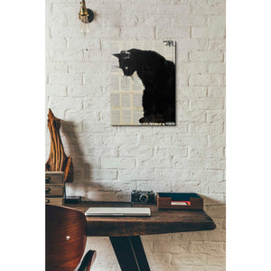 'Cat Black' by Loui Jover, Canvas Wall Art,12 x 16
