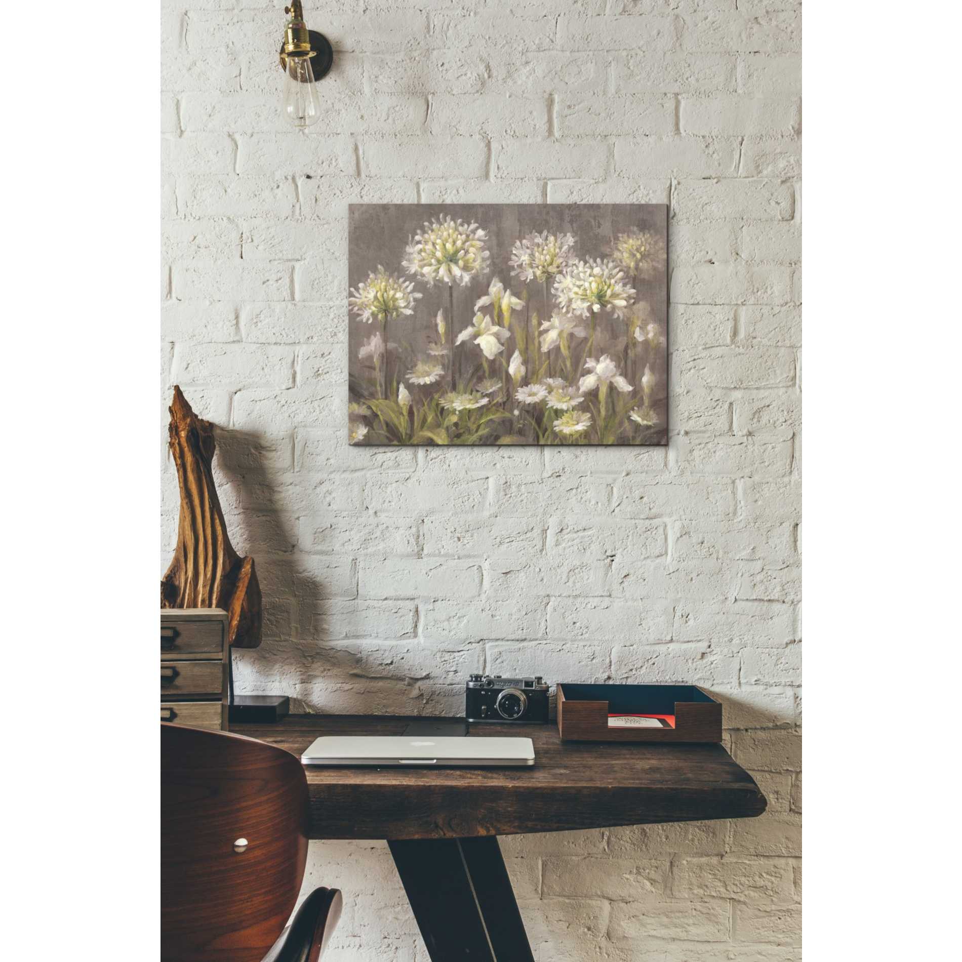 'Spring Blossoms Neutral' by Danhui Nai, Canvas Wall Art,12 x 16