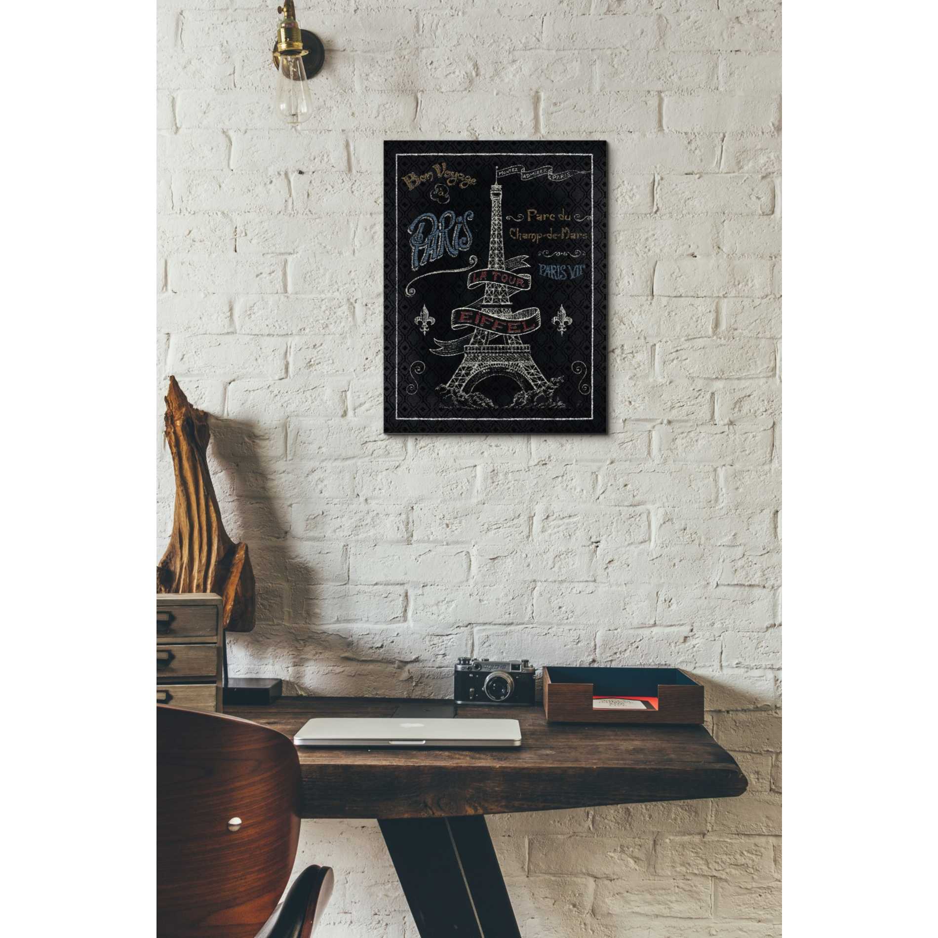 'Travel to Paris I' by Daphne Brissonet, Canvas Wall Art,12 x 16