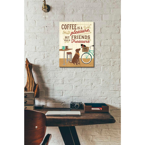 Image of 'Coffee and Friends II' by Veronique Charron, Canvas Wall Art,12 x 16