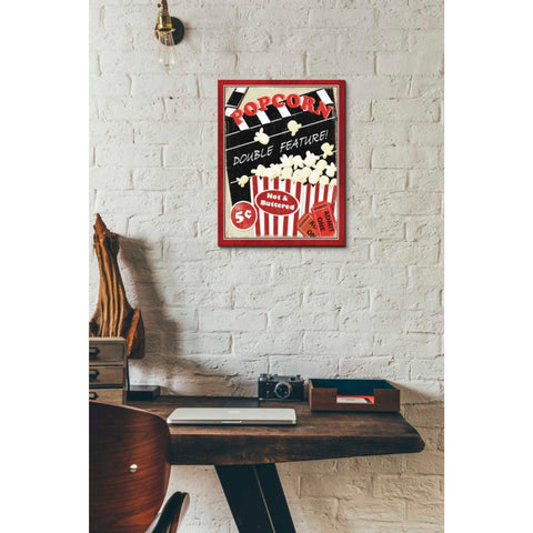 Image of 'At the Movies I' by Veronique Charron, Canvas Wall Art,12 x 16
