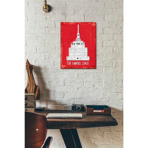 Image of 'Iconic NYC IV' by Michael Mullan, Canvas Wall Art,12 x 16