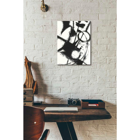Image of 'Expression Abstract II White Crop' by Shirley Novak, Canvas Wall Art,12 x 16