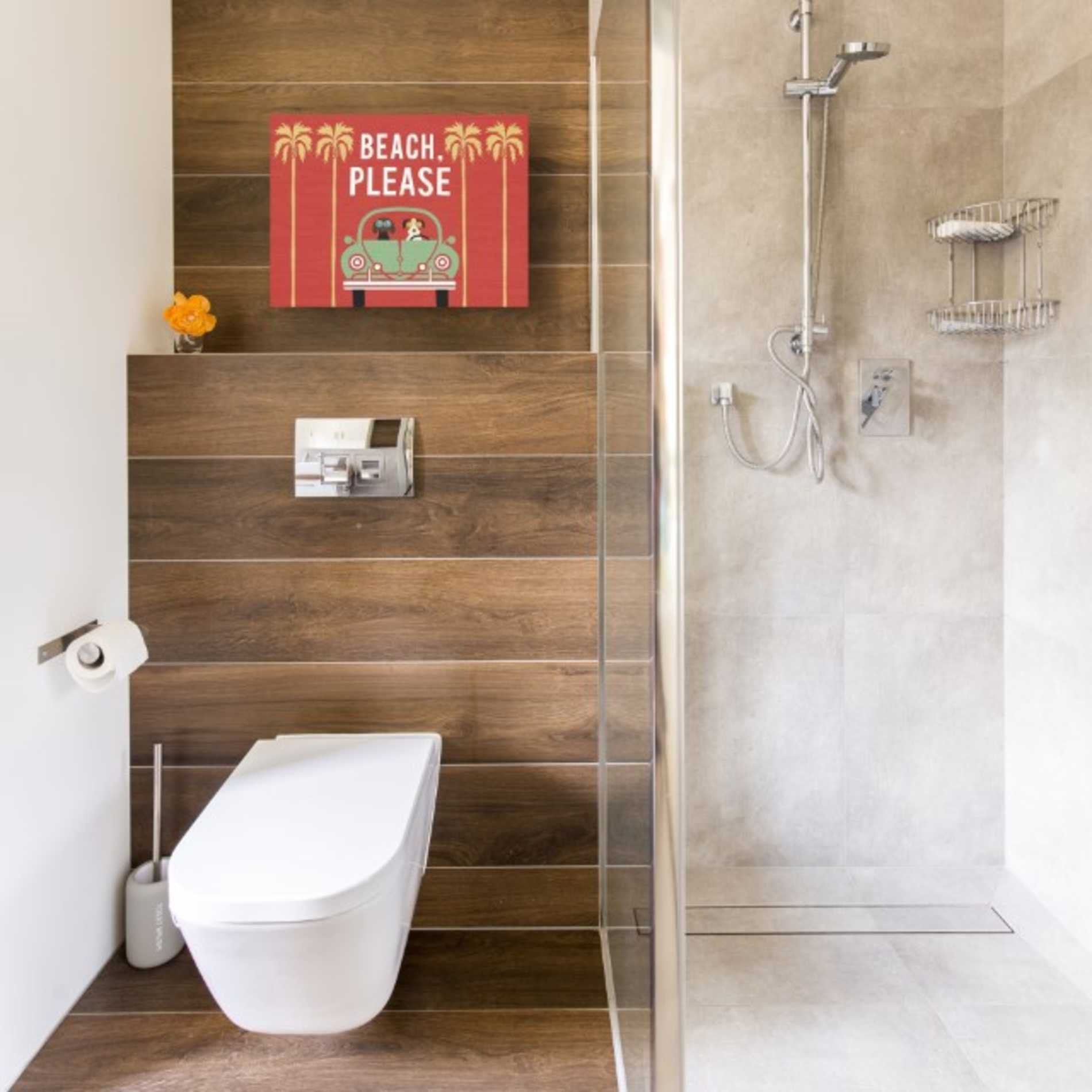 'Beach Bums Beetle I' by Michael Mullan, Canvas Wall Art,16 x 12