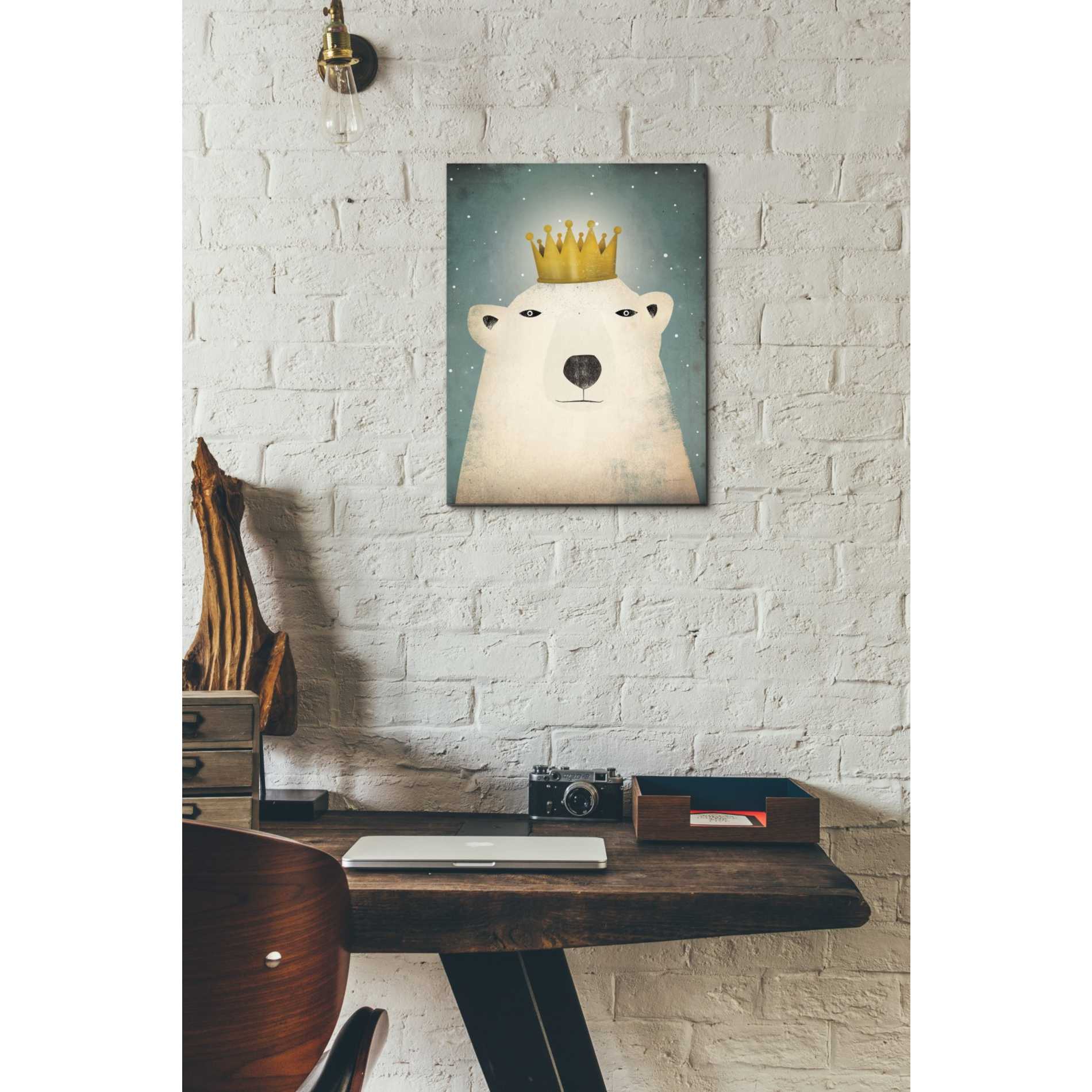 'Polar King' by Ryan Fowler, Canvas Wall Art,12 x 16