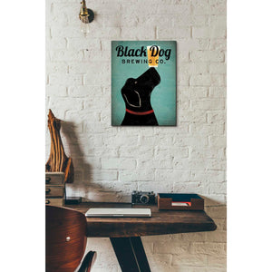 'Black Dog Brewing Co v2' by Ryan Fowler, Canvas Wall Art,12 x 16