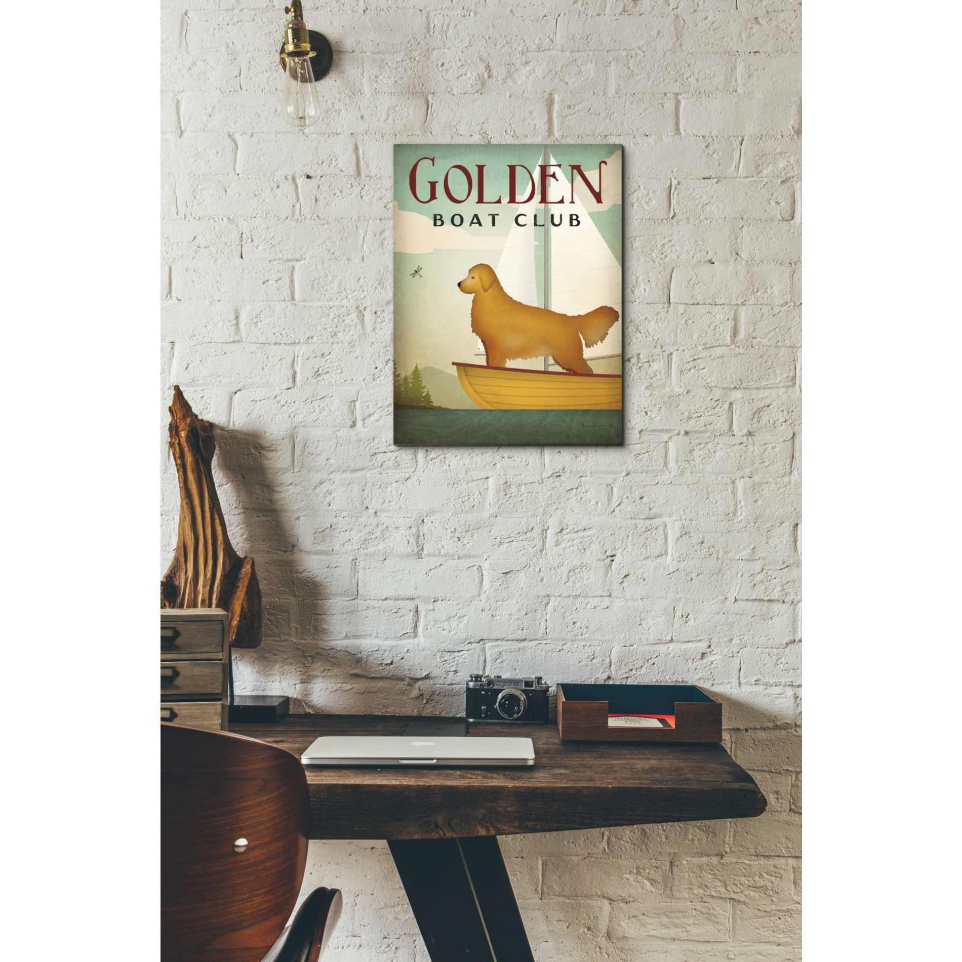 'Golden Sail' by Ryan Fowler, Canvas Wall Art,12 x 16