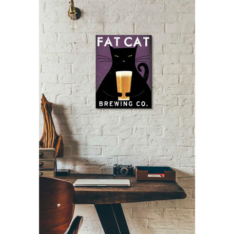 Image of 'Cat Brewing no City' by Ryan Fowler, Canvas Wall Art,12 x 16