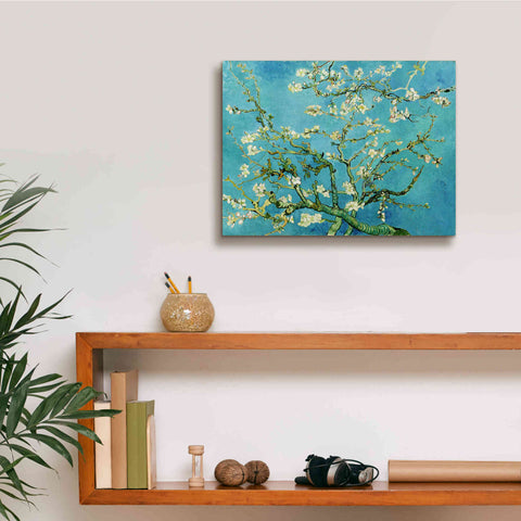 Image of 'Almond Blossoms' by Vincent Van Gogh, Canvas Wall Art,16 x 12