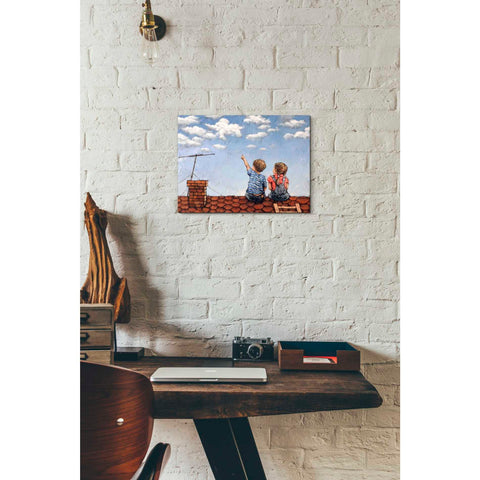 Image of 'Counting Clouds' by Alexander Gunin, Canvas Wall Art,16 x 12