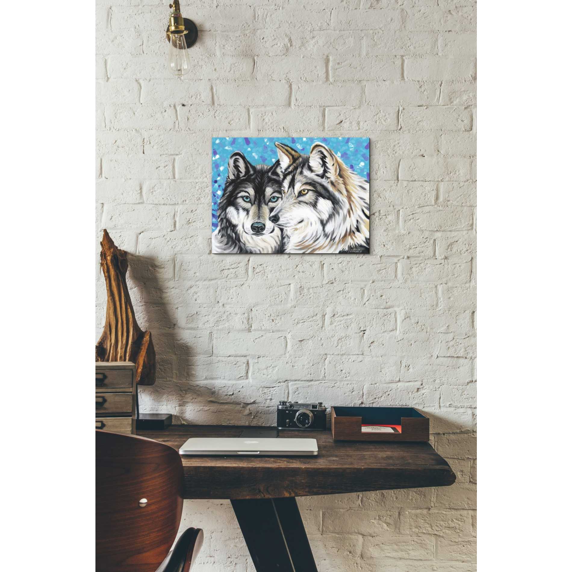 'Grey Wolf I' by Carolee Vitaletti Giclee Canvas Wall Art