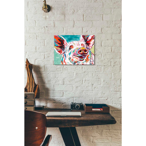 Image of 'Piggy I' by Carolee Vitaletti Canvas Wall Art,16 x 12