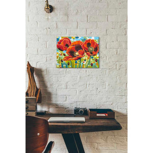 'Vivid Poppies III' by Carolee Vitaletti Giclee Canvas Wall Art