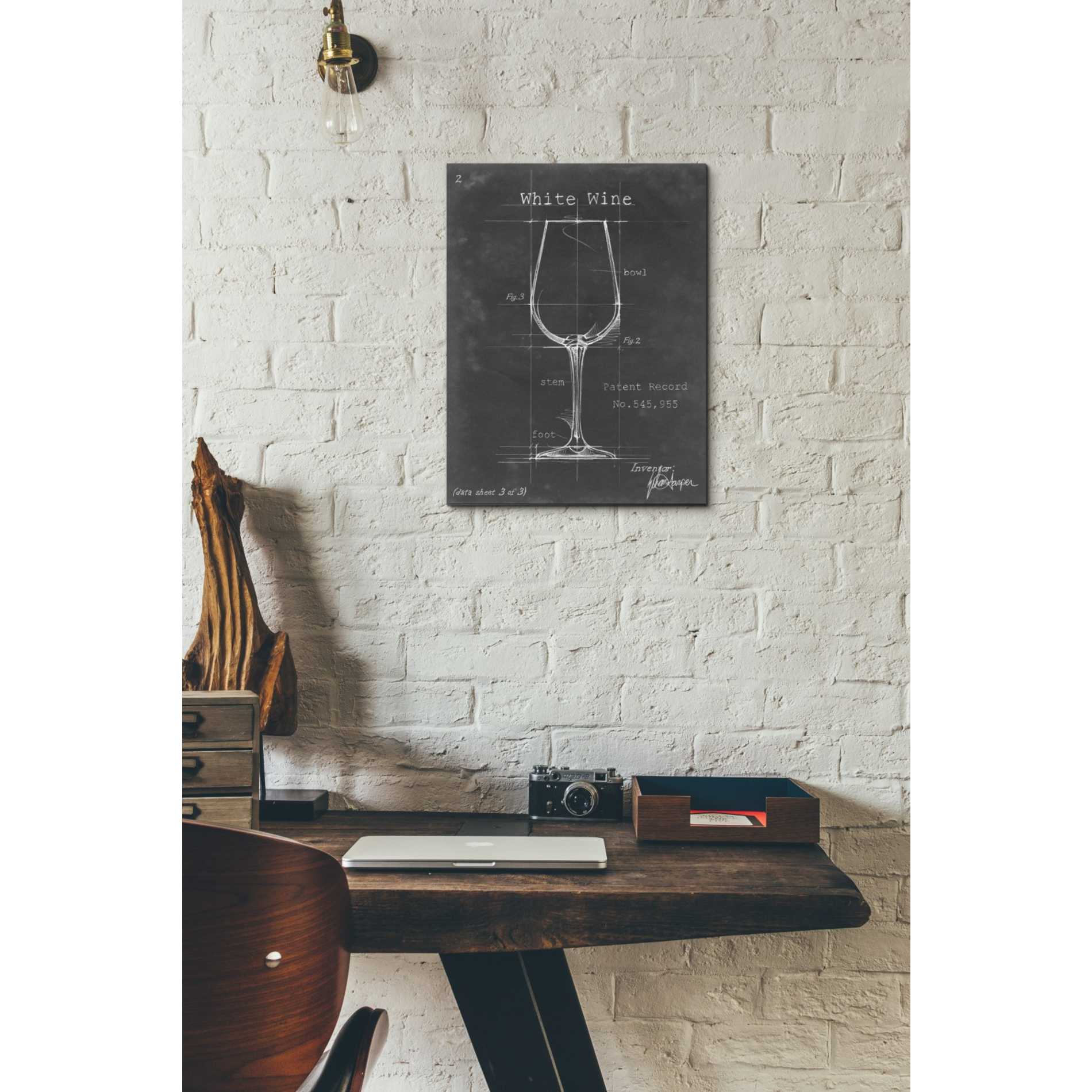 'Barware Blueprint IV' by Ethan Harper Canvas Wall Art,12 x 16