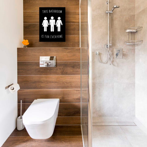 Image of 'Human Bathroom I' by Jarman Fagalde Giclee Canvas Wall Art