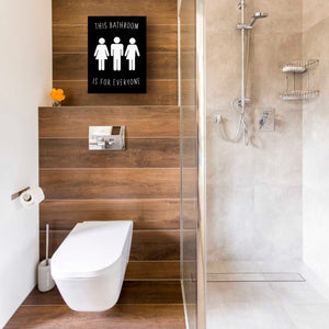 'Human Bathroom I' by Jarman Fagalde Giclee Canvas Wall Art