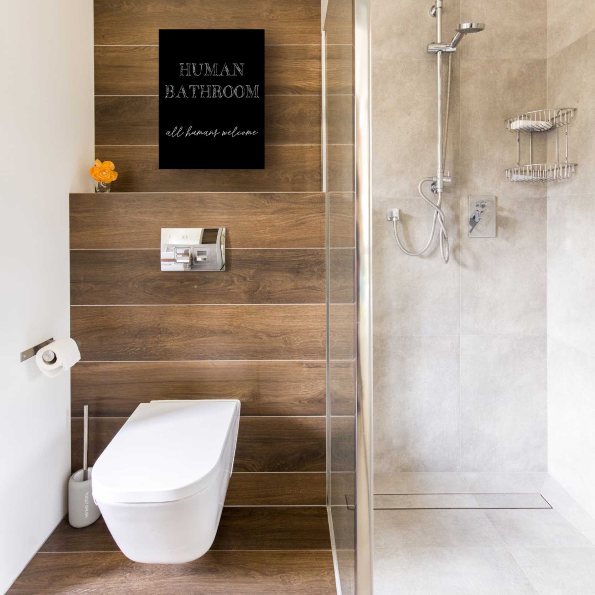 'Human Bathroom IV' by Jarman Fagalde Giclee Canvas Wall Art