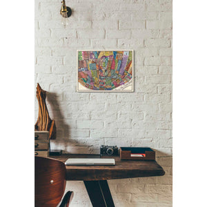 'Modern Map of St. Louis' by Nikki Galapon Giclee Canvas Wall Art