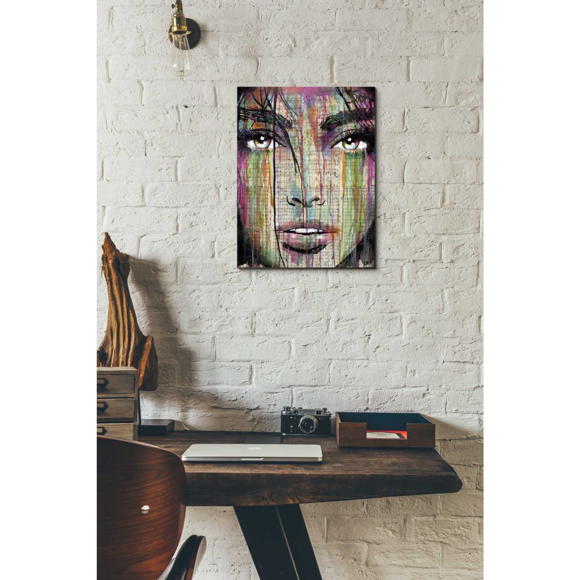 'Dark Kisses' by Loui Jover, Canvas Wall Art,12 x 16