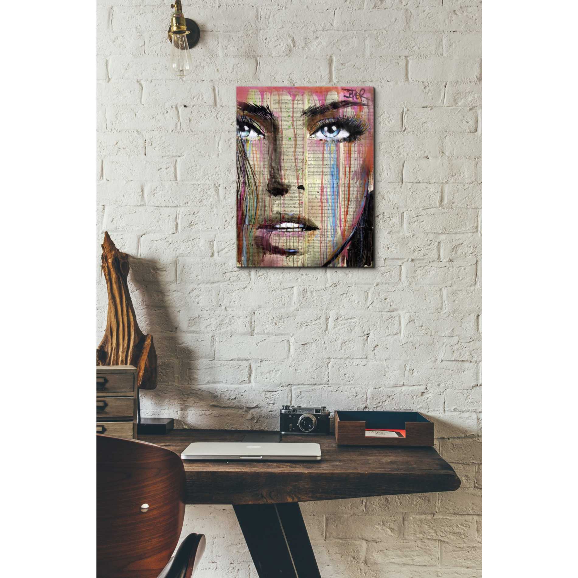 'Jaime Mon Amour' by Loui Jover, Canvas Wall Art,12 x 16