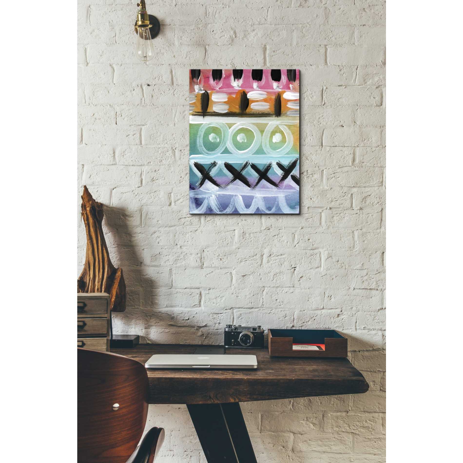 'Fiesta III' by Linda Woods, Canvas Wall Art,12 x 16