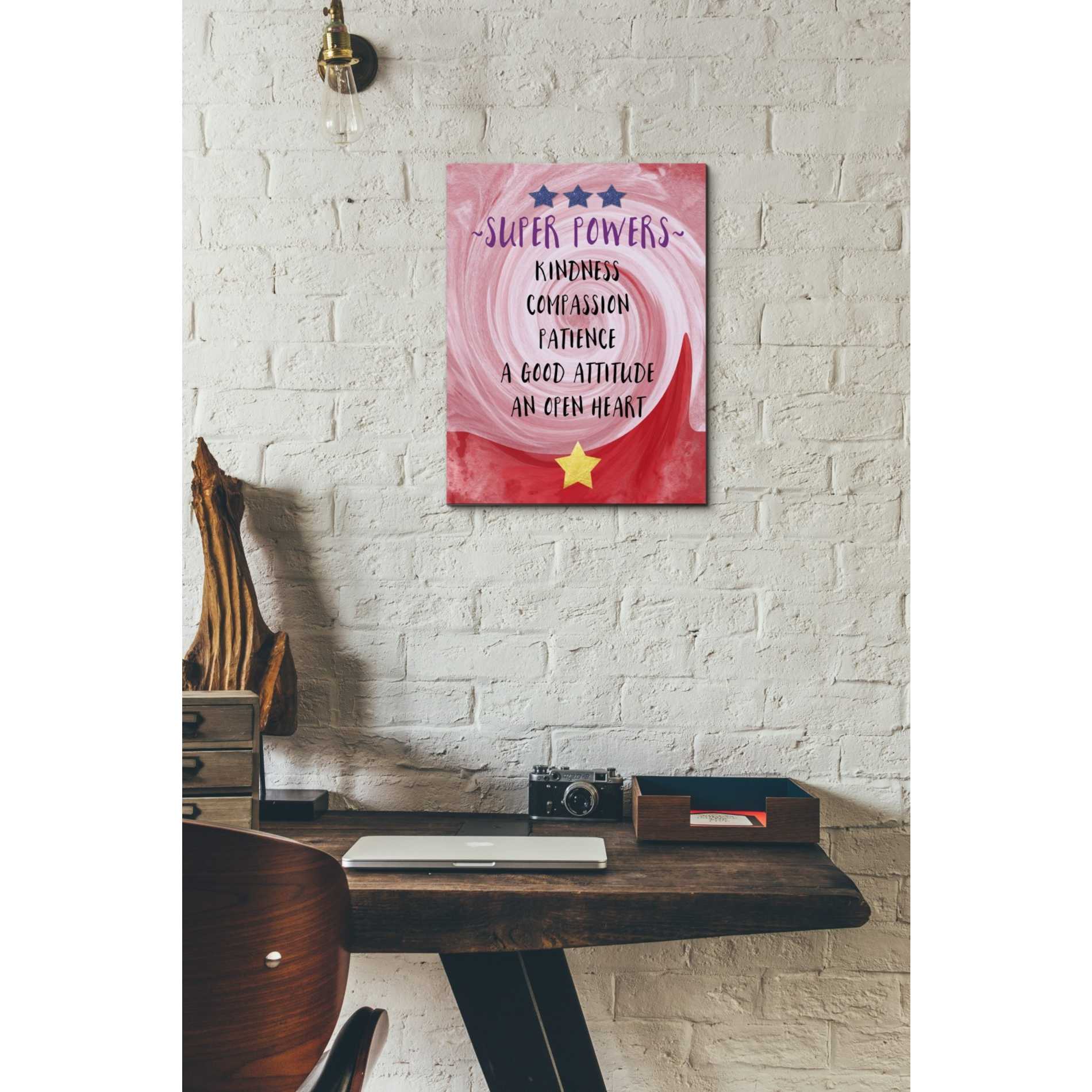 'Super Powers' by Linda Woods, Canvas Wall Art,12 x 16