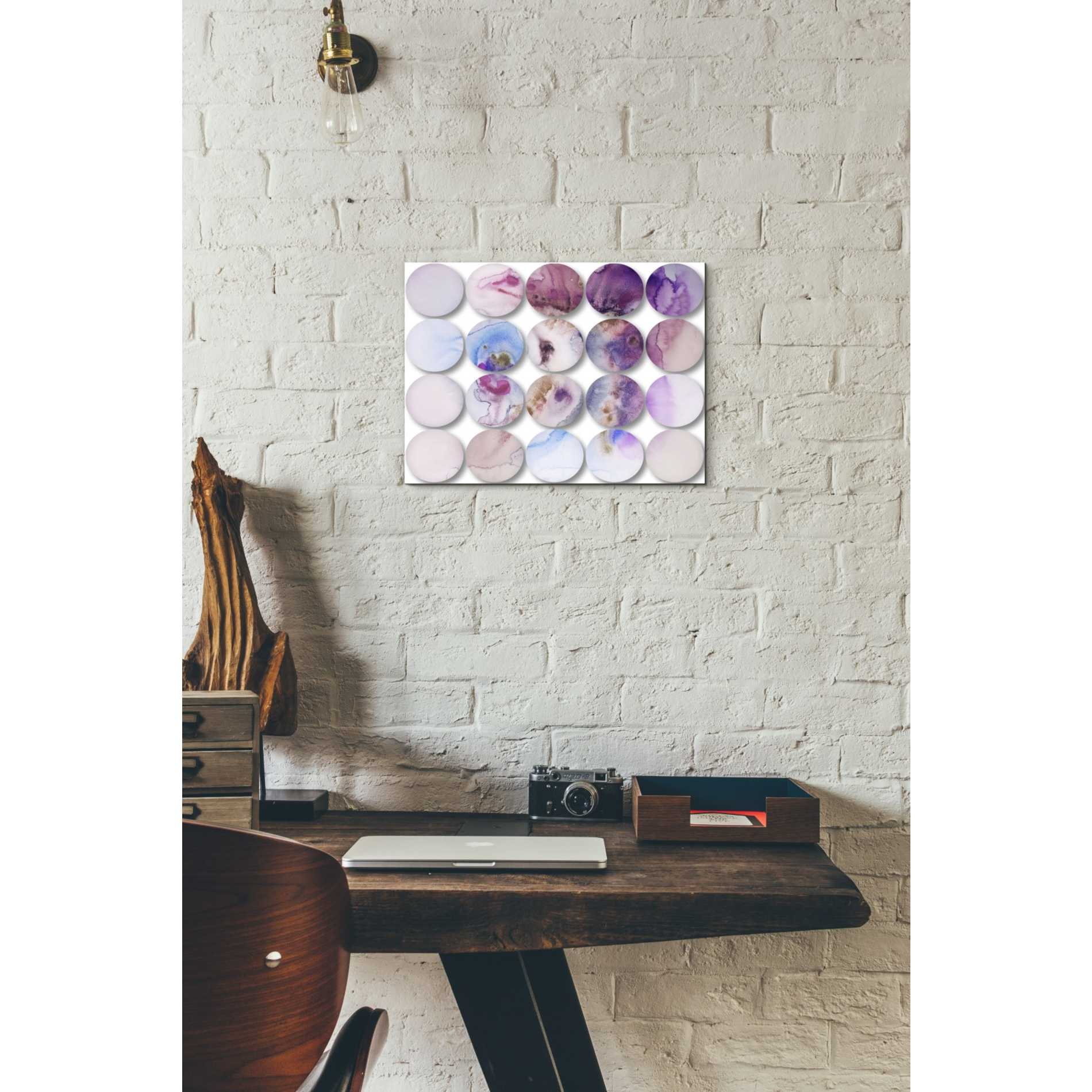 'Watercolor Colorful Circles 6' by Irena Orlov, Canvas Wall Art,16 x 12