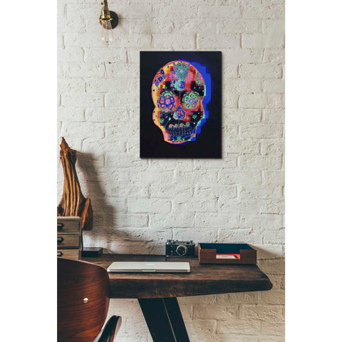 Image of 'Colorful Skull' by Irena Orlov, Canvas Wall Art,12 x 16