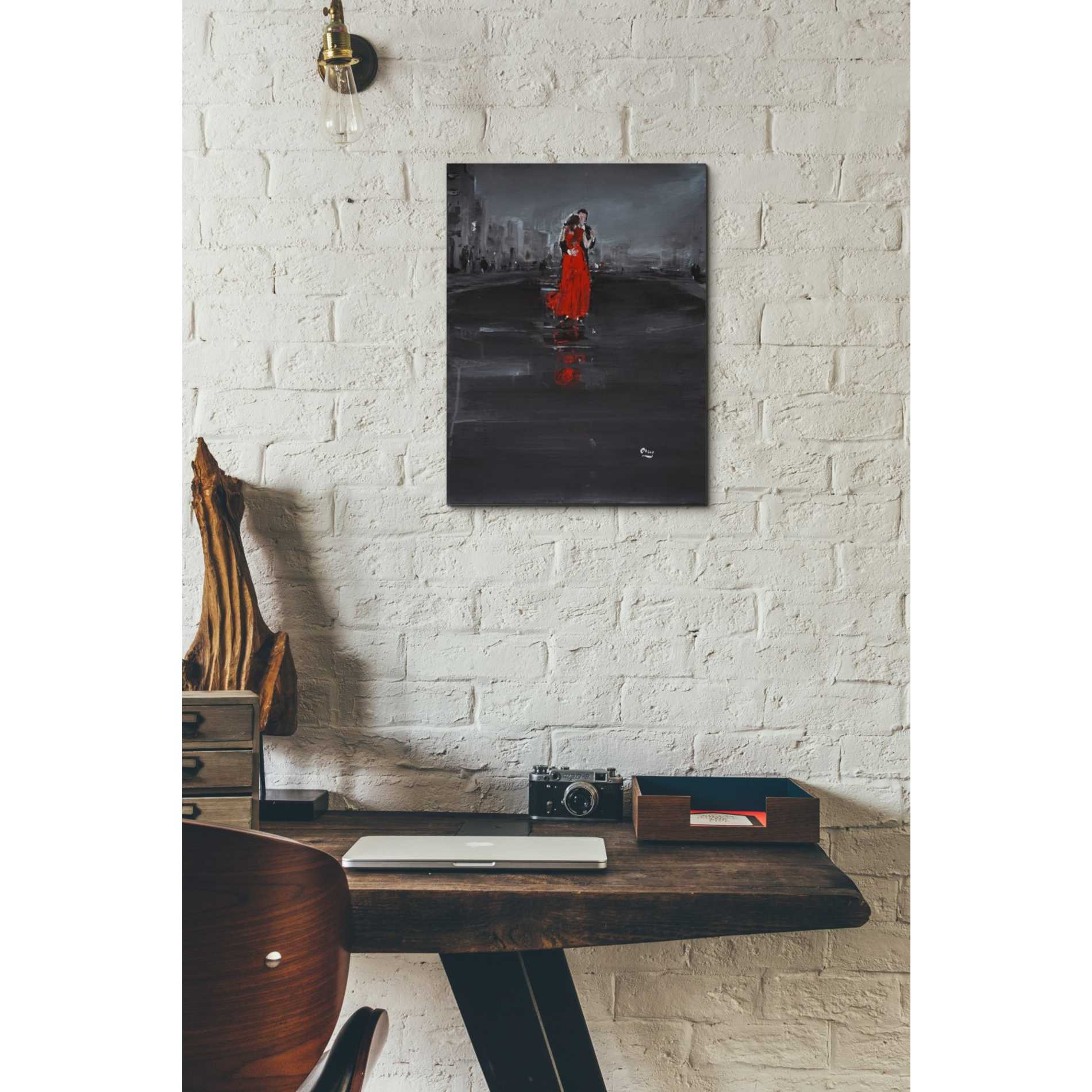 'Noir' by Oscar Alvarez Pardo, Canvas Wall Art,12 x 16