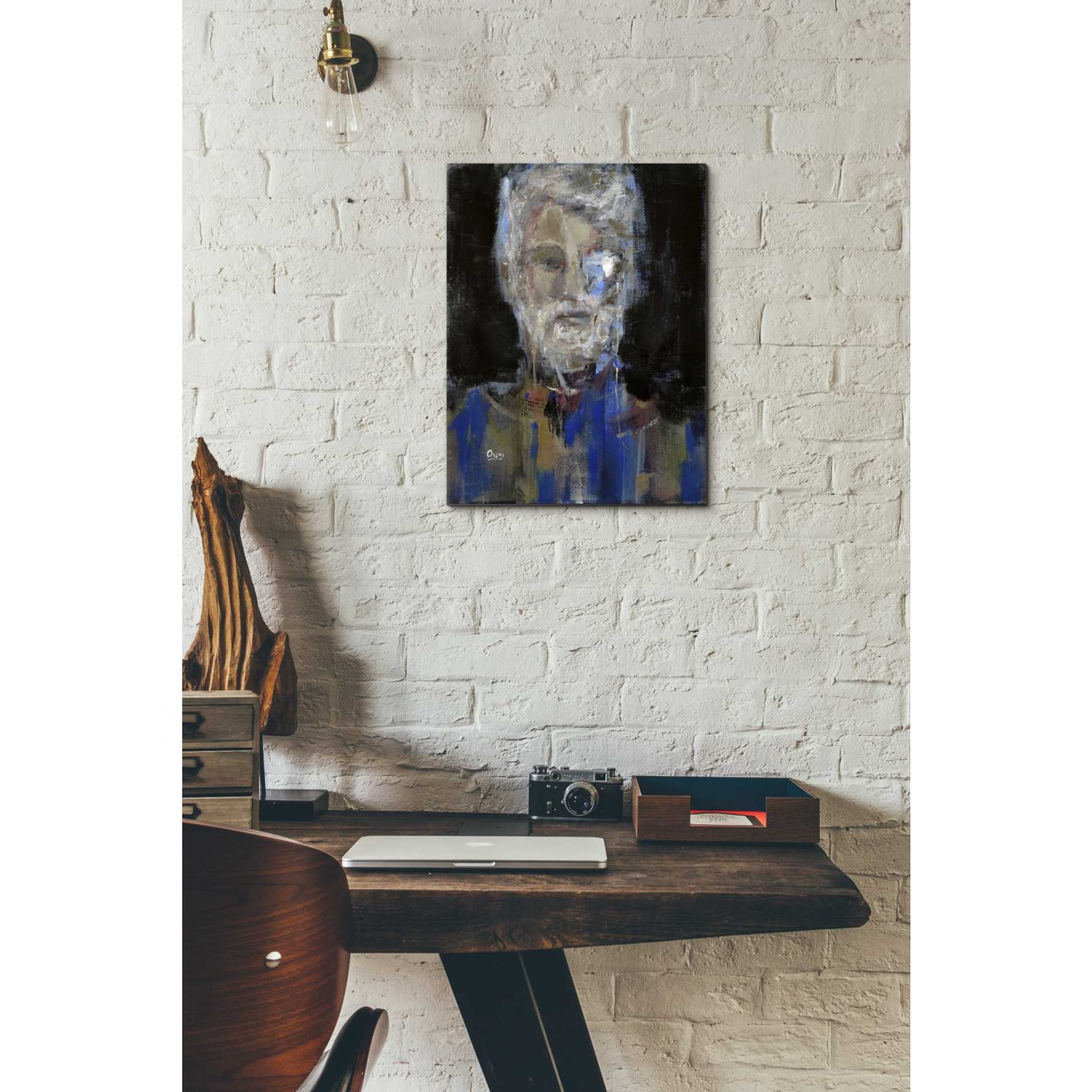 'Portrait 3' by Oscar Alvarez Pardo, Canvas Wall Art,12 x 16