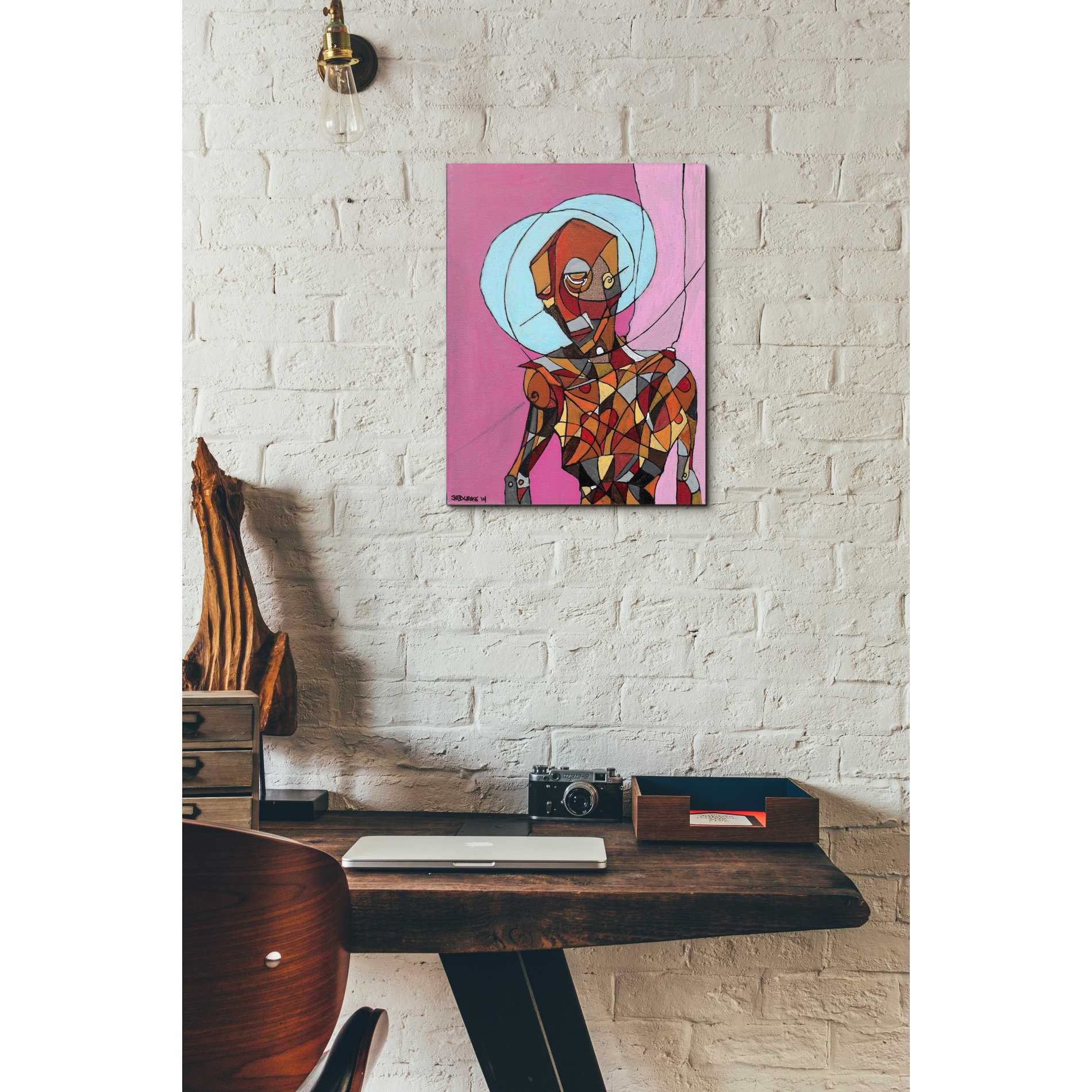 'Segmented Man' by Craig Snodgrass, Canvas Wall Art,12 x 16