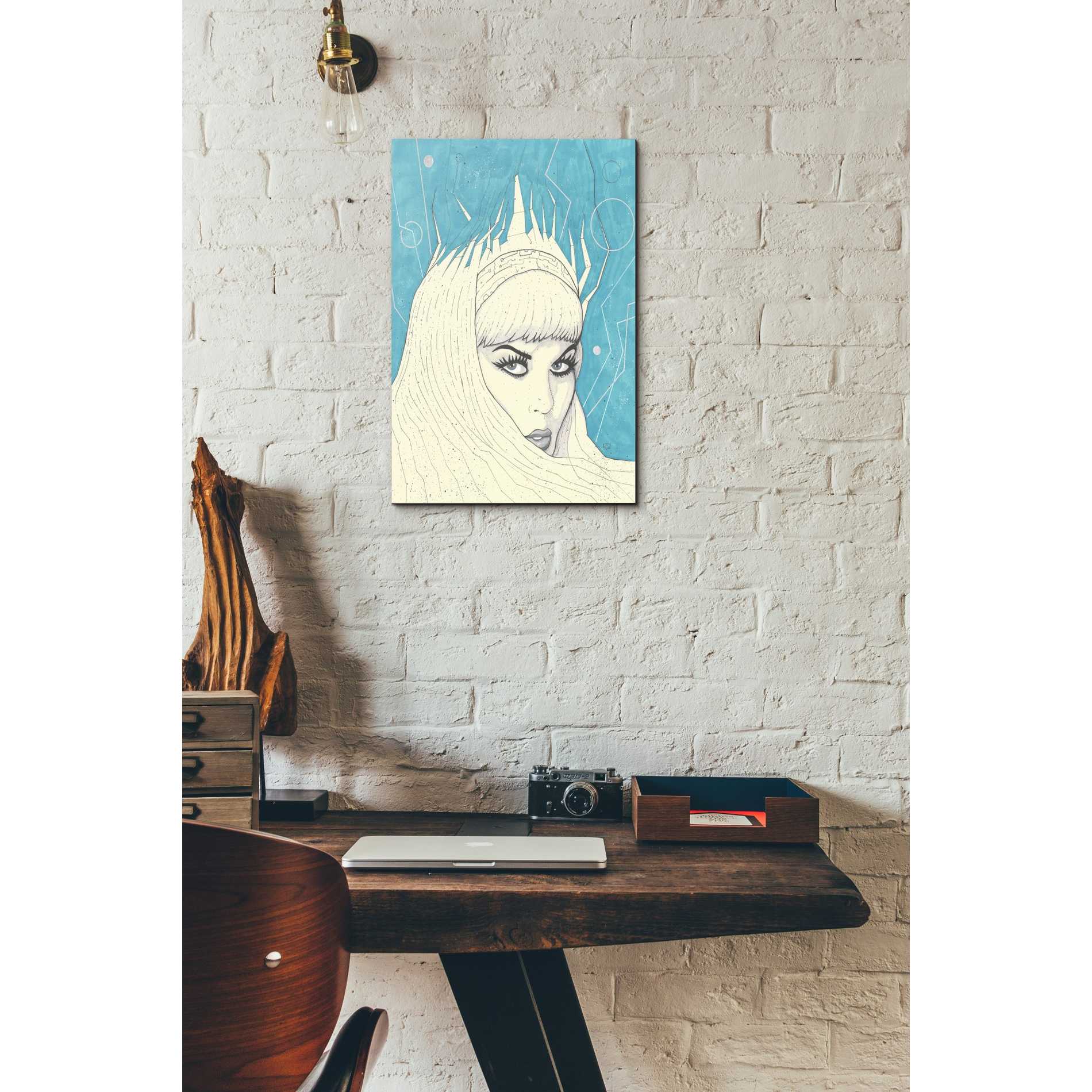 'Space Queen Ice' by Craig Snodgrass, Canvas Wall Art,12 x 16