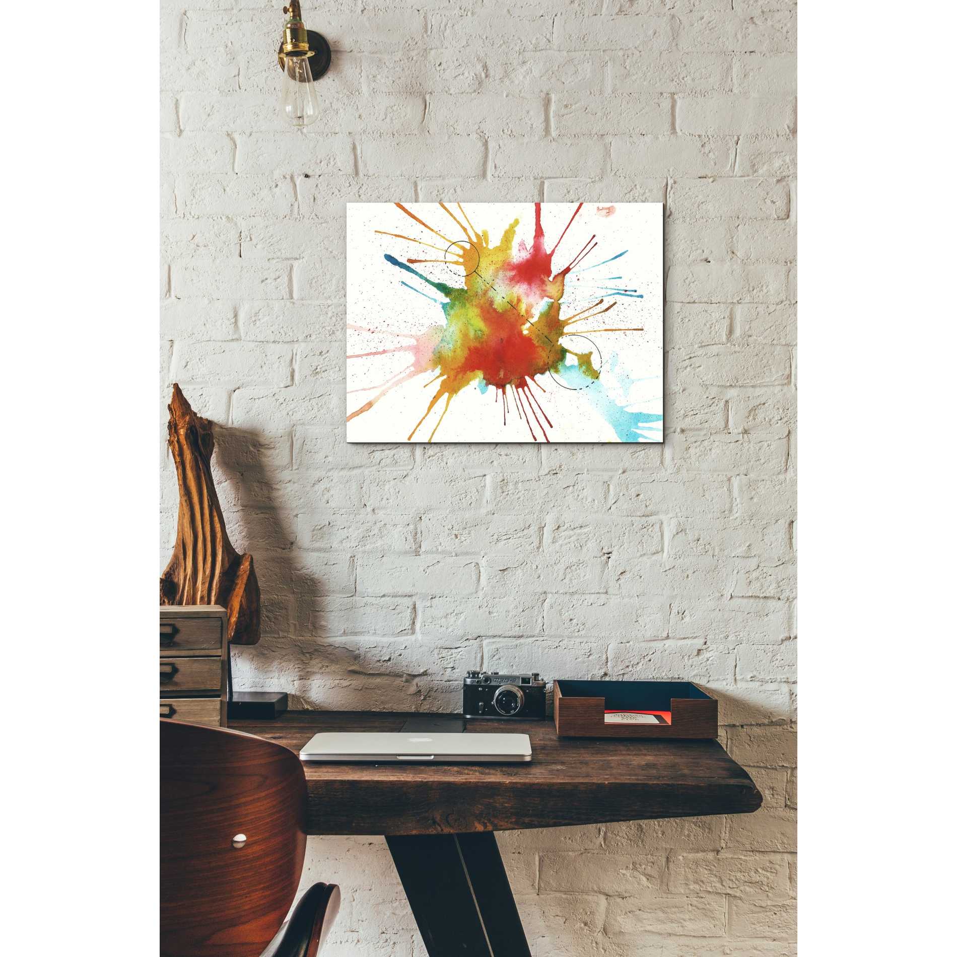 'Watercolor Splat' by Craig Snodgrass, Canvas Wall Art,12 x 16