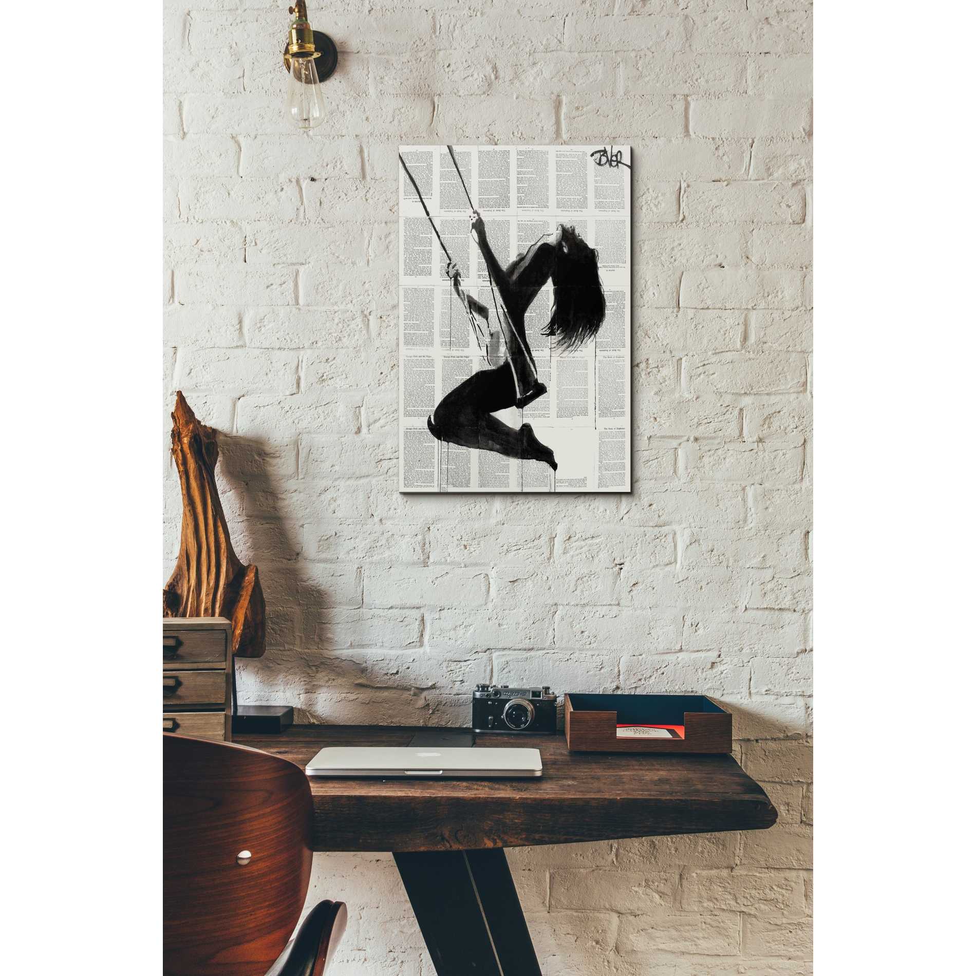 'The Lightness of Being Again' by Loui Jover, Canvas Wall Art,12 x 18